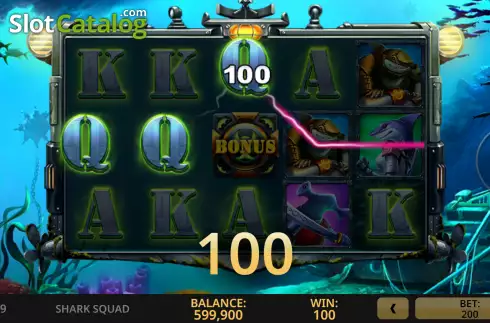 Скрин3. Shark Squad слот