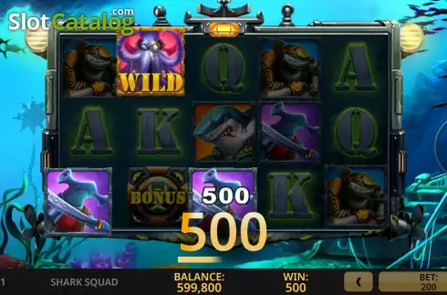 Скрин4. Shark Squad слот
