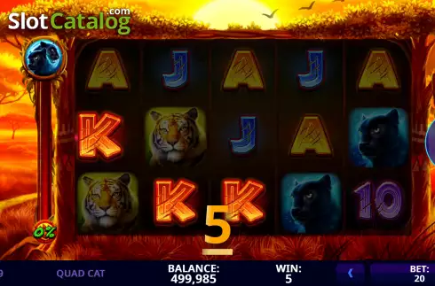 Скрин3. Quad Cat слот
