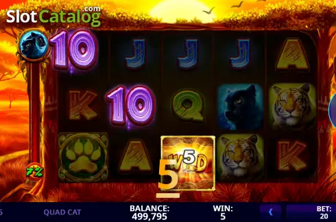 Скрин4. Quad Cat слот
