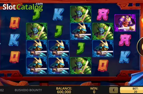 Скрин2. Bushido Bounty слот