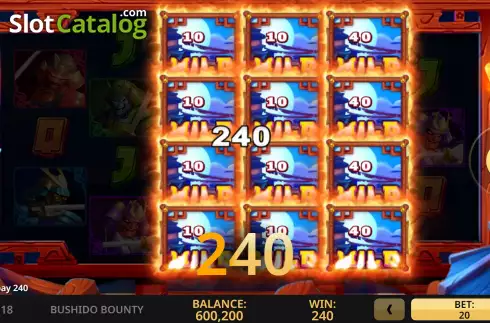 Скрин4. Bushido Bounty слот
