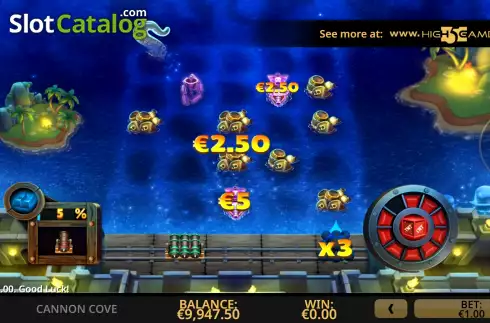 Скрин5. Cannon Cove слот