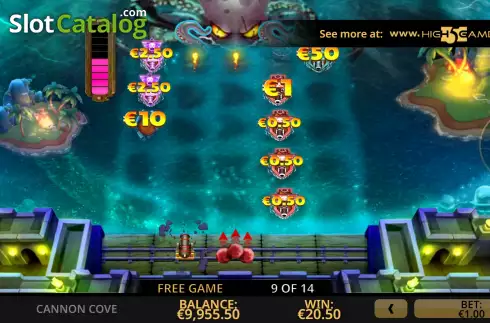 Скрин9. Cannon Cove слот