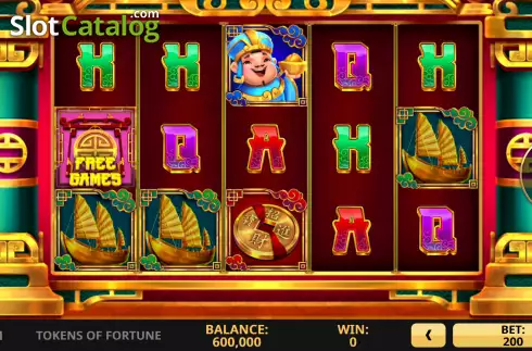 Скрин2. Tokens Of Fortune слот