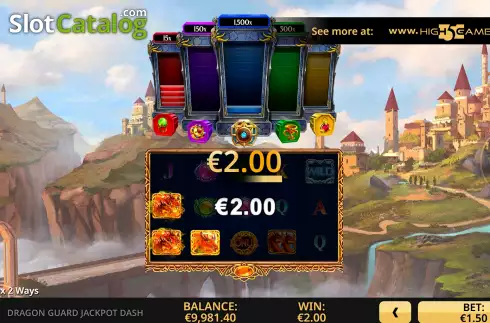 Скрин4. Dragon Guard Jackpot Dash слот
