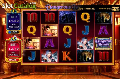 Скрин3. Dangerous Beauty Jackpot слот