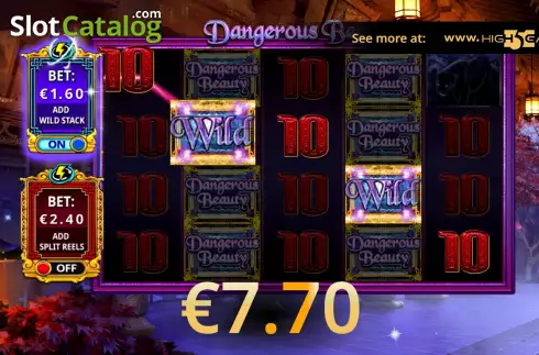 Скрин6. Dangerous Beauty Jackpot слот