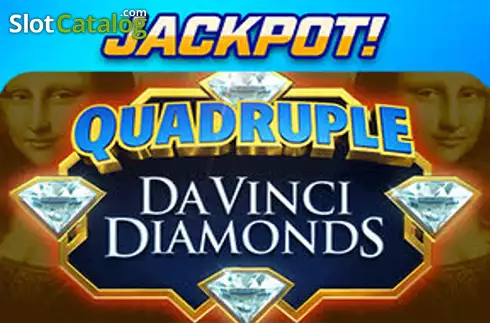 Quadruple Da Vinci Diamonds Jackpot логотип Quadruple Da Vinci Diamonds Jackpot логотип