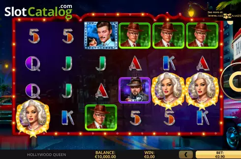 Скрин2. Hollywood Queen слот