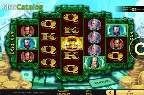 Скрин2. Founding Fortunes Wins слот