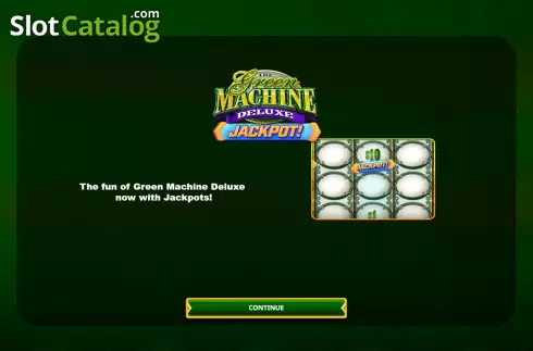 Скрин2. Green Machine Deluxe Jackpot слот