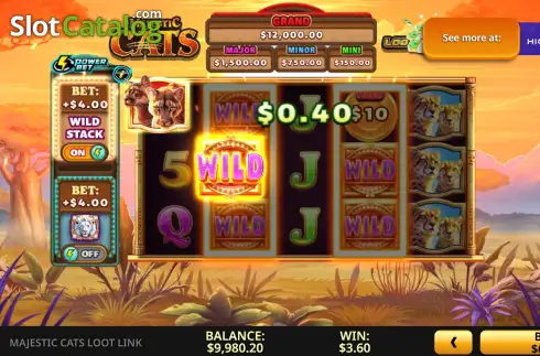 Скрин3. Majestic Cats Loot Link слот