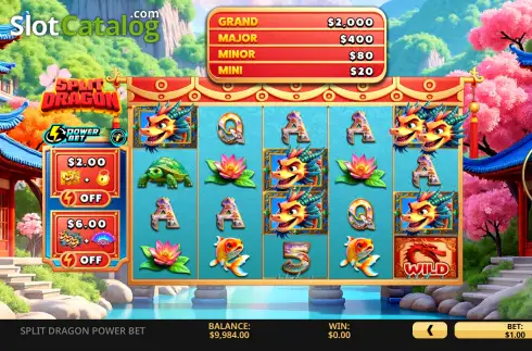 Скрин2. Split Dragon Power Bet слот