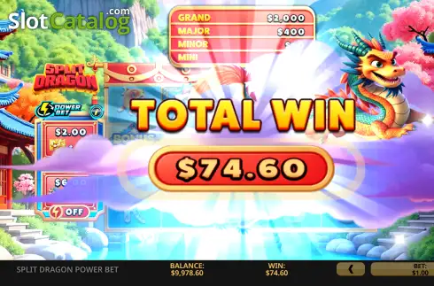 Скрин3. Split Dragon Power Bet слот