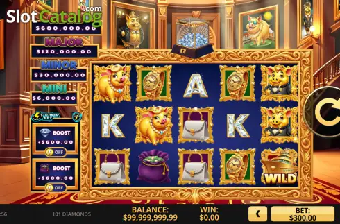 Скрин2. 101 Diamonds слот