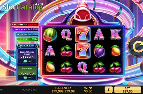 Скрин2. Pop and Win слот