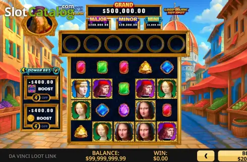 Скрин2. Da Vinci Loot Link слот