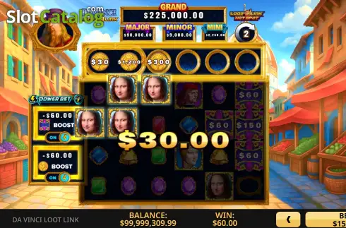 Скрин3. Da Vinci Loot Link слот