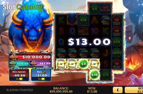 Скрин3. Blazing Stampede слот