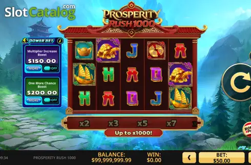 Скрин2. Prosperity Rush 1000 слот