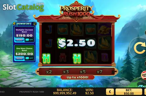 Скрин3. Prosperity Rush 1000 слот