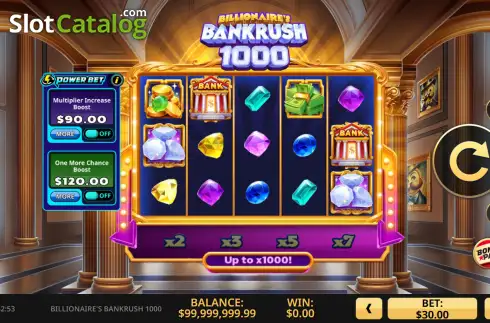 Скрин2. Billionaire's Bankrush 1000 слот