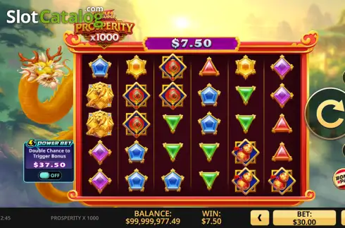 Скрин2. Prosperity X 1000 слот