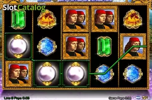 Скрин3. Double Da Vinci Diamonds слот