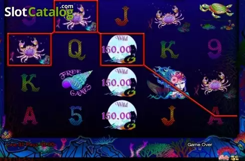 Скрин3. Moonlit Mermaids слот