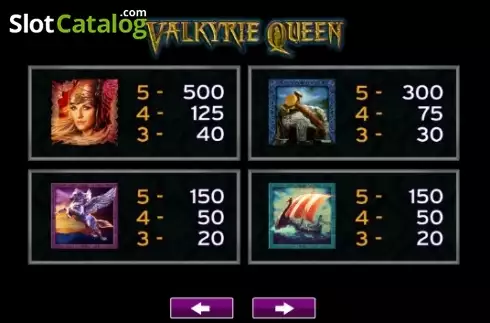 Скрин4. Valkyrie Queen слот