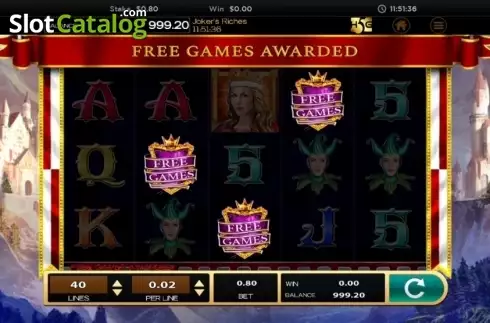 Скрин6. Joker's Riches слот