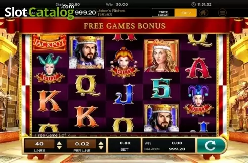 Скрин7. Joker's Riches слот