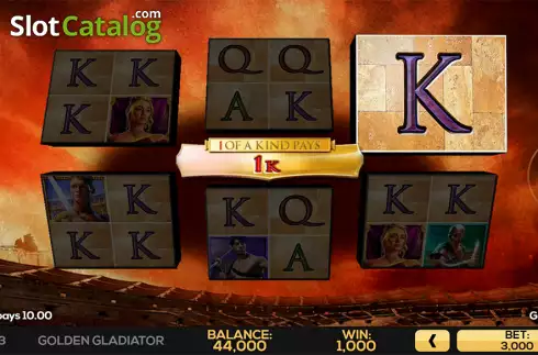 Скрин3. Golden Gladiator слот