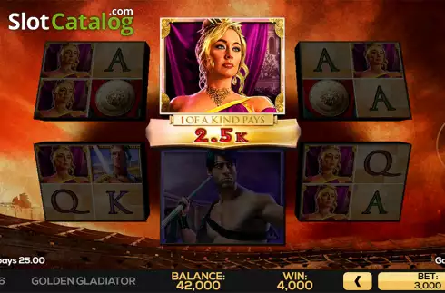 Скрин4. Golden Gladiator слот