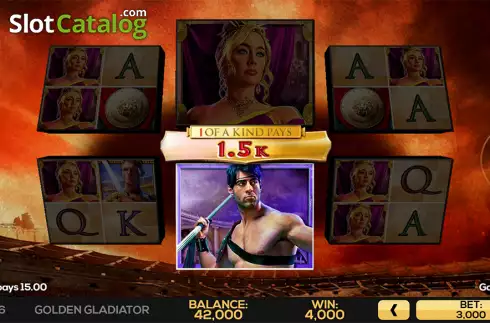 Скрин5. Golden Gladiator слот