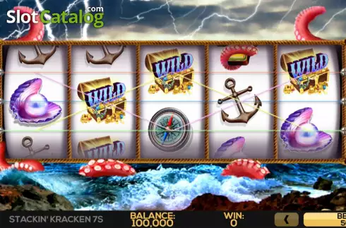 Скрин2. Stackin' Kraken 7s слот