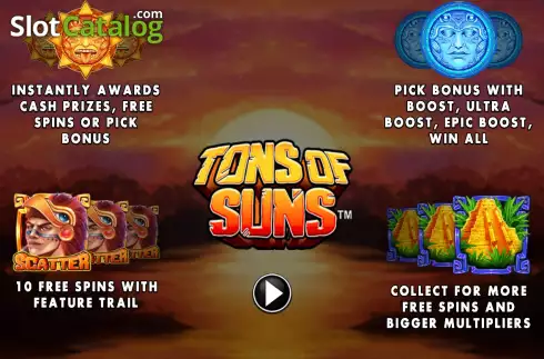 Скрин2. Tons of Suns слот