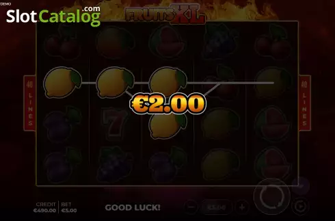 Скрин3. Fruits XL слот