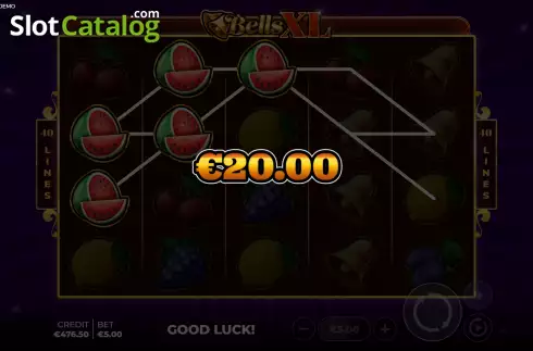 Скрин5. Bells XL слот