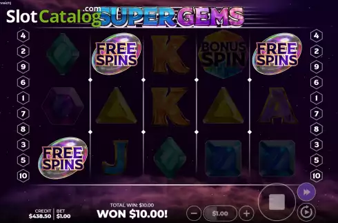 Скрин6. Super Gems (Hölle Games) слот