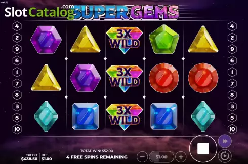 Скрин8. Super Gems (Hölle Games) слот