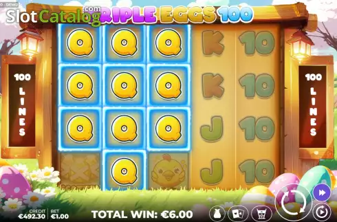 Скрин4. Triple Eggs 100 слот
