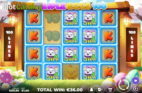 Скрин7. Triple Eggs 100 слот