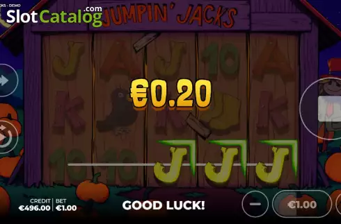Скрин3. Jumpin’ Jacks слот