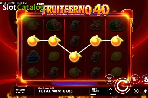 Скрин3. Fruitferno 40 слот