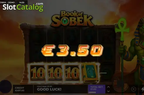 Скрин3. Book of Sobek слот
