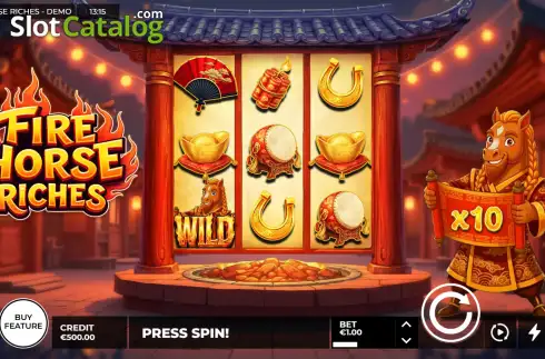 Скрин2. Fire Horse Riches слот