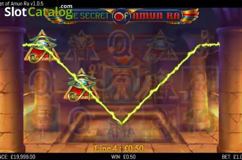 Скрин3. The Secret of Amun Ra слот