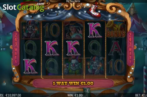 Скрин3. Big Top Terror слот